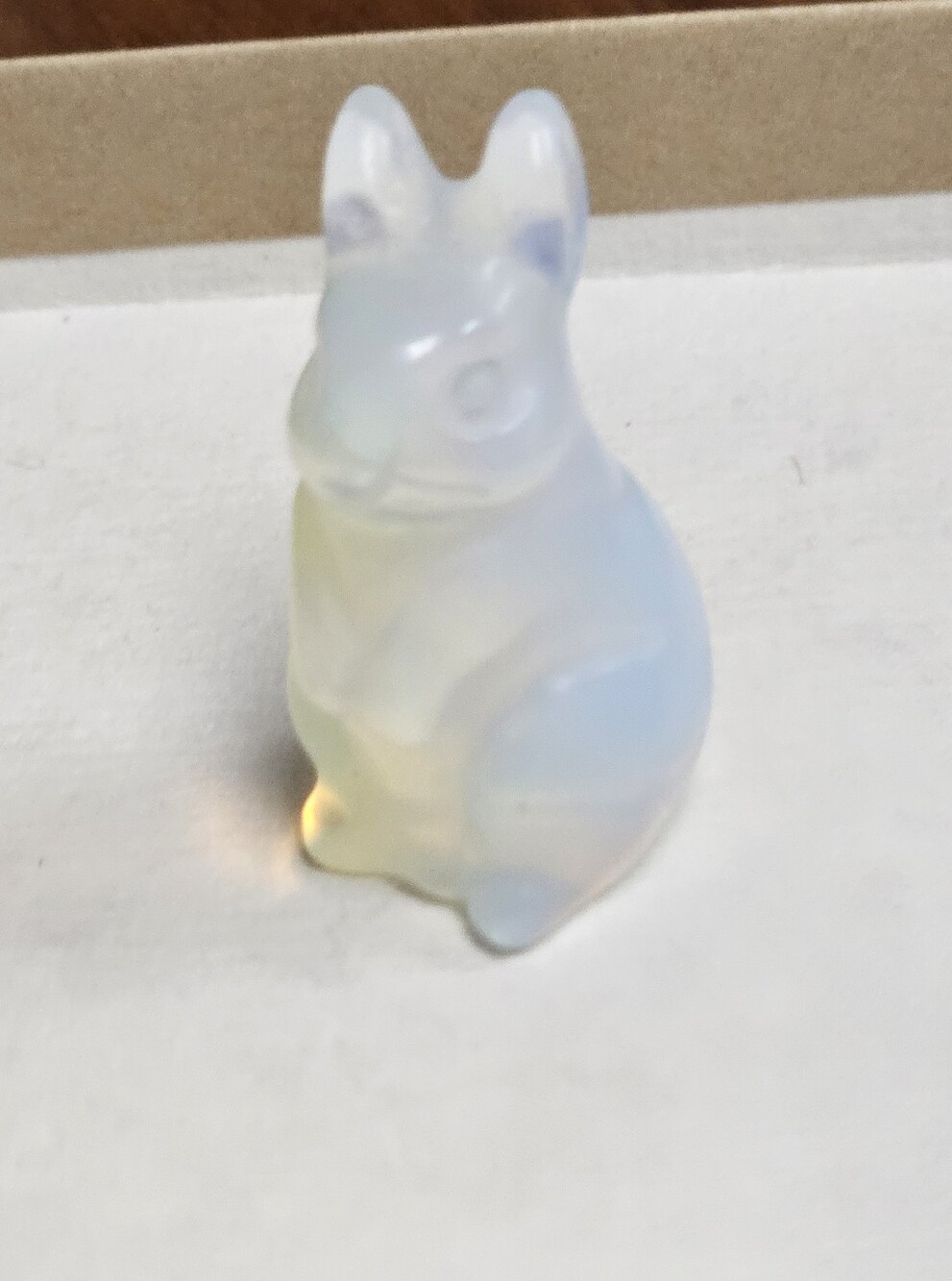 Opalescent Rabbit Mini Figure